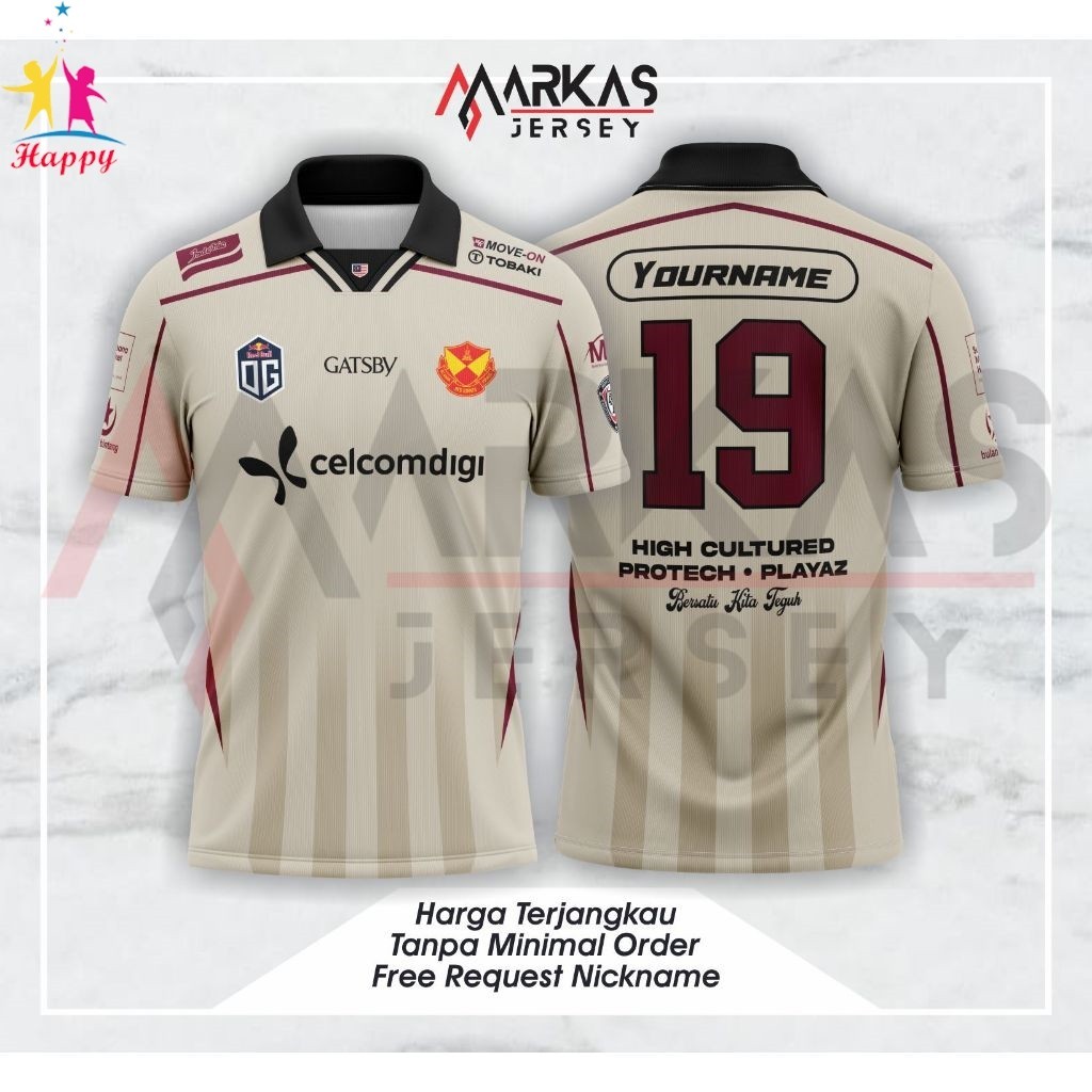 JERSEY เสื้อยืด SRG ESPORTS SELANGOR สีแดง GIANTS ESPORTS ใหม่ MSC 2025 EWC 2025 MOBILE LEGENDS FREE