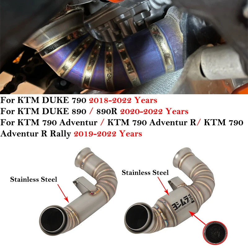 For KTM DUKE 790 Duke 890 / 890R 18-22 KTM 790 Adventur R Ktm790 R Rally 19-22 Motorcycle Exhaust M