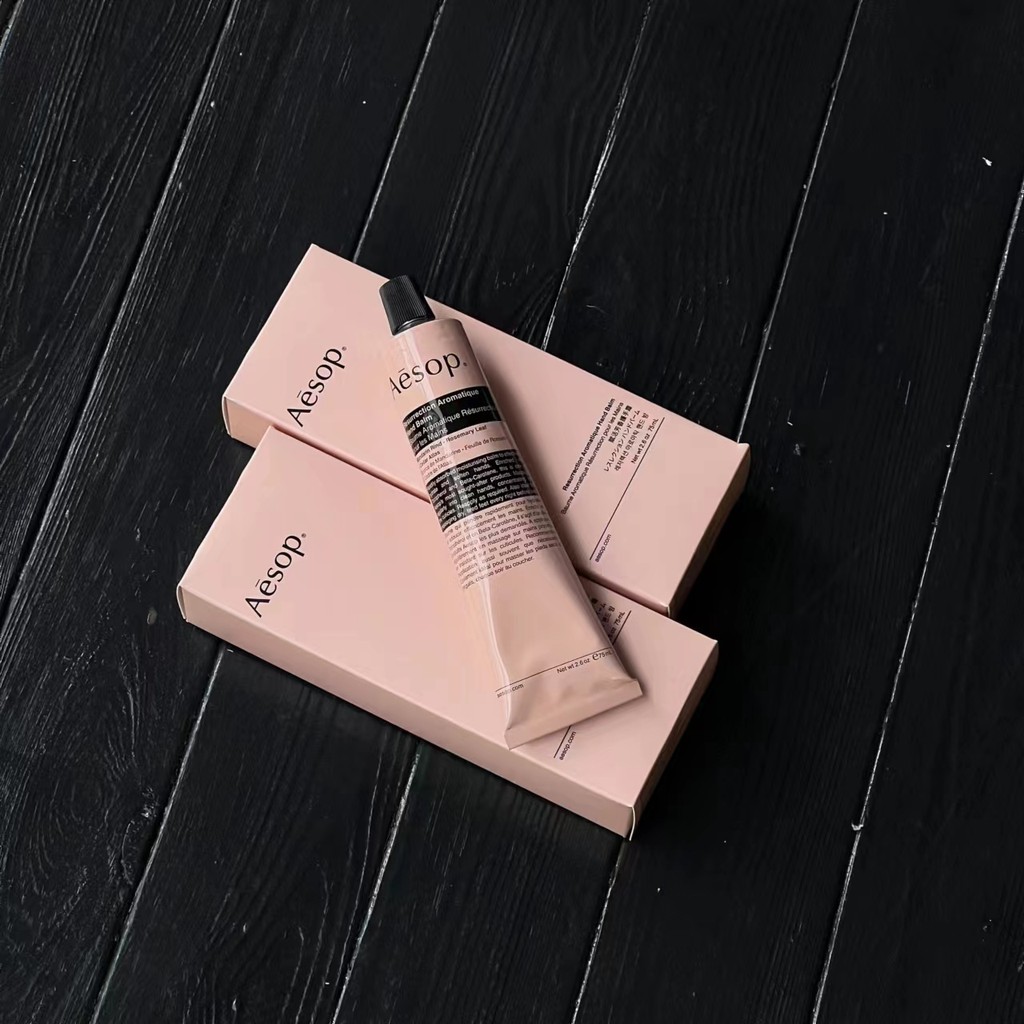 Fashion Special/50 Aesop Hand Cream สีชมพู 75ml!บรรจุหลายสาระสําคัญสมุนไพรพืชธรรมชาติไม่บรรจุสีเทียม