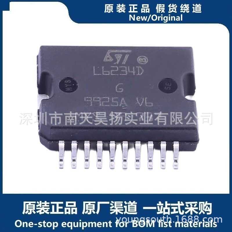 L6234PD013TR แรงดันไฟฟ้า DC แบบไม่มีแปรง: 7V ~ 52V อินเทอร์เฟซ Parallel Three-Phase Motor Driver IC