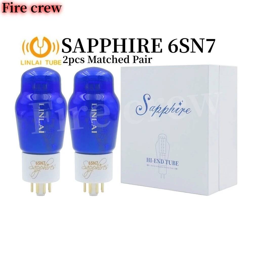 Fire Crew LINLAI Sapphire 6SN7 ท่อสูญญากาศเปลี่ยน CV181 6N8P 6H8C 5692 6SN7 HIFI Audio วาล์ว Electro