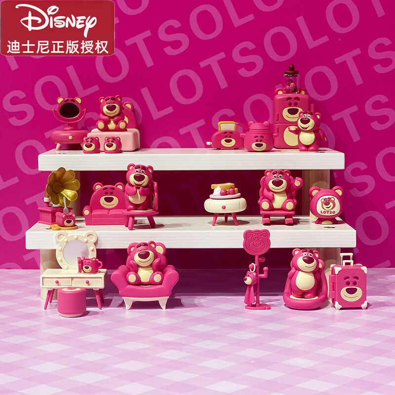 52TOYS Disney Toy Story Strawberry Bears Room Mystery Box อินเทรนด์เล่นรูปตกแต่งของเล่น