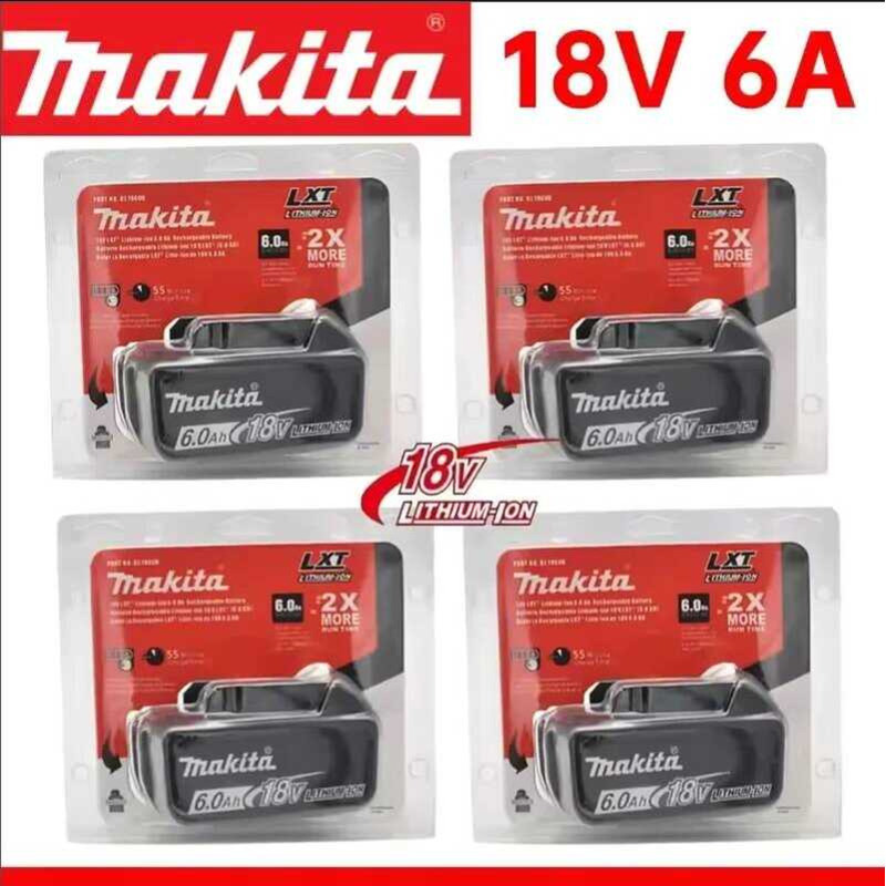 18V แบตเตอรี่เครื่องมือไฟฟ้า 6.0Ah ชาร์จใหม่ได้ 100% สำหรับ Makita BL1830 BL1830B BL1840 BL1840B BL1