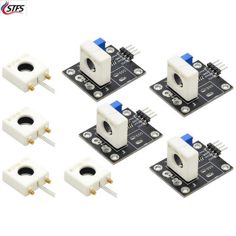 WCS1600 1PCS WCS1700 WCS1800 เซ็นเซอร์กระแสฮอลล์ 3-5V ปรับได้ DC 100A 70A 35A การป้องกันการตรวจจับกร