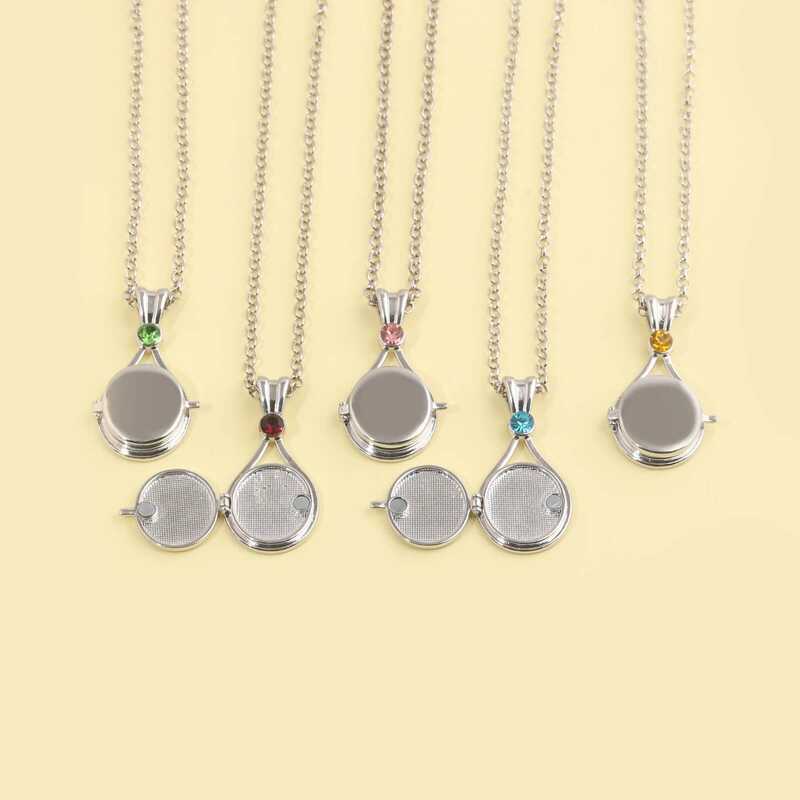 สร้างสรรค์จากเปลือกหอย สร้อยคอจี้นางเงือกที่เปิดและปิดได้ H2O ของขวัญเครื่องประดับผู้หญิง อุปกรณ์คอส