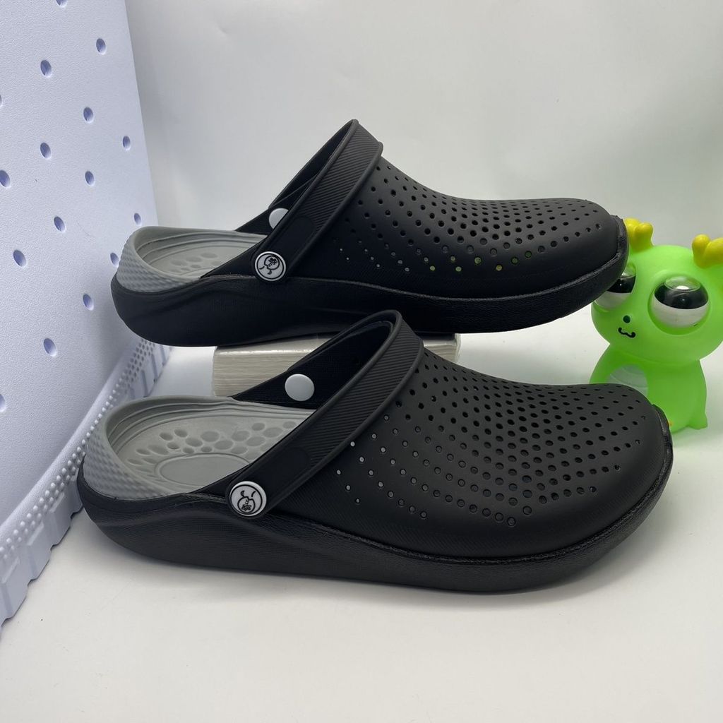 ♞,♘,♙Sandals Kroger Summer Casual Hole Soft Sole Men's New Couple Beach Outdoor Non-Slip Baotou Sli