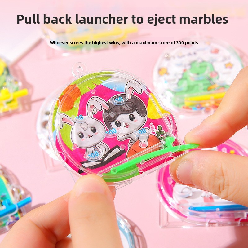 Themed Anime Mini Marble Board Game พร้อมการก่อสร้างพลาสติกสําหรับเด็ก