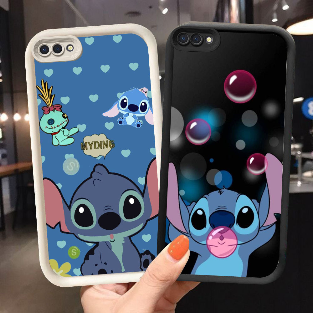 YS-49 น่ารัก Stitch เคสกันกระแทกสําหรับ OPPO A5 A5X A3S A1K A12E Realme 14 14T C2 C2s