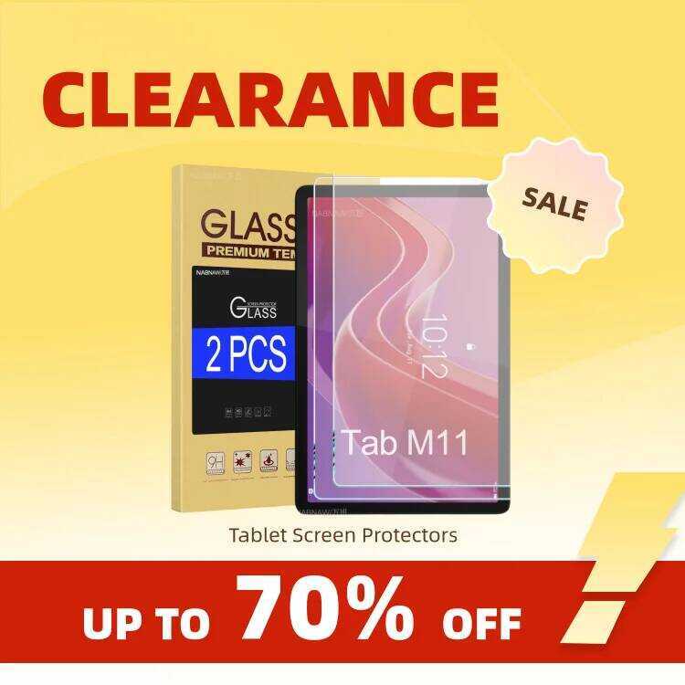 HD ฟิล์มกันรอยหน้าจอ 2 ชิ้น กระจกนิรภัยสำหรับแท็บเล็ต Lenovo Tab M11 11 นิ้ว 2024