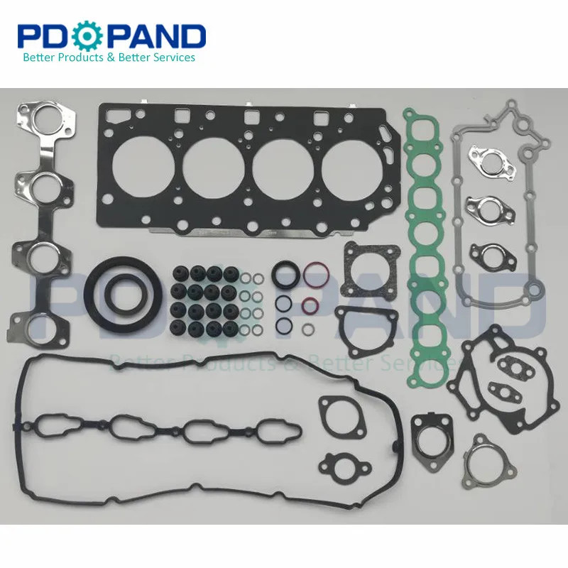 D4CB Engine Overhaul Rebuilding Full Set Gasket Kits for Hyundai H-1 H200 Starex Porter 2497cc 2.5L