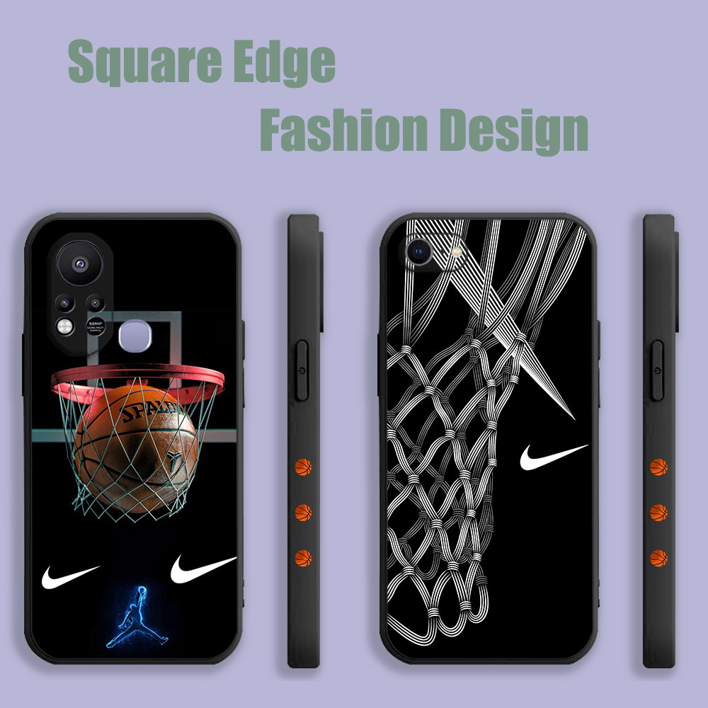 ปลอกสําหรับ Samsung A13 Lie A01 A3 M01 A73 A03 A03s A7 S21 S21 Ultra คนรักบาสเกตบอลกีฬา NBA Aestheti