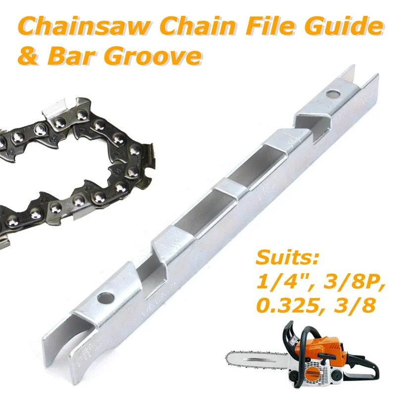 Chainsaw Chain Raker File Guide Depth Guide Suits For 1/4" 3/8" P 0.325" Chain Saw Practical Chain