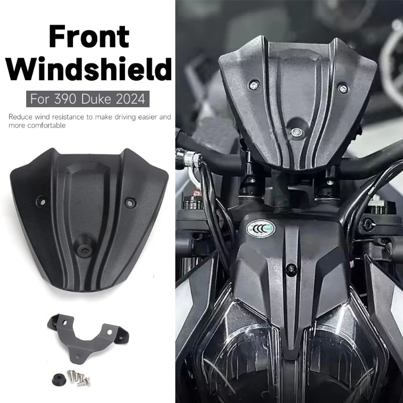 For 390 Duke 390Duke DUKE390 390 duke 2024 Motorcycle Windshield Front Windscreen Wind Deflector Gu