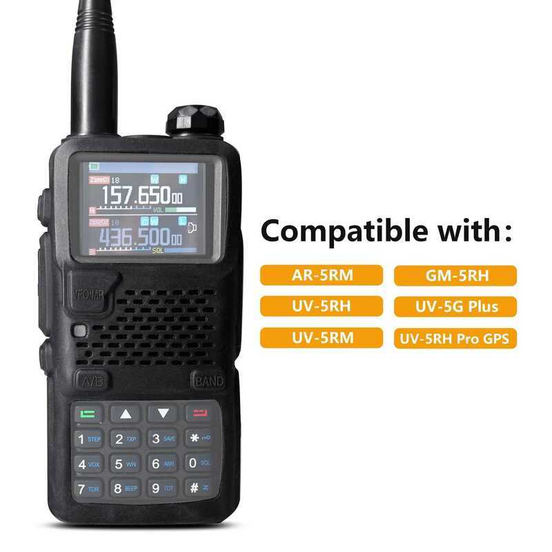 ▥  ยางนุ่มซิลิโคนกระเป๋า Uv-5Rm สําหรับ Uv-5G Plus Uv-5Rh Pro GPS Ar-5Rm Two Way Ham วิท