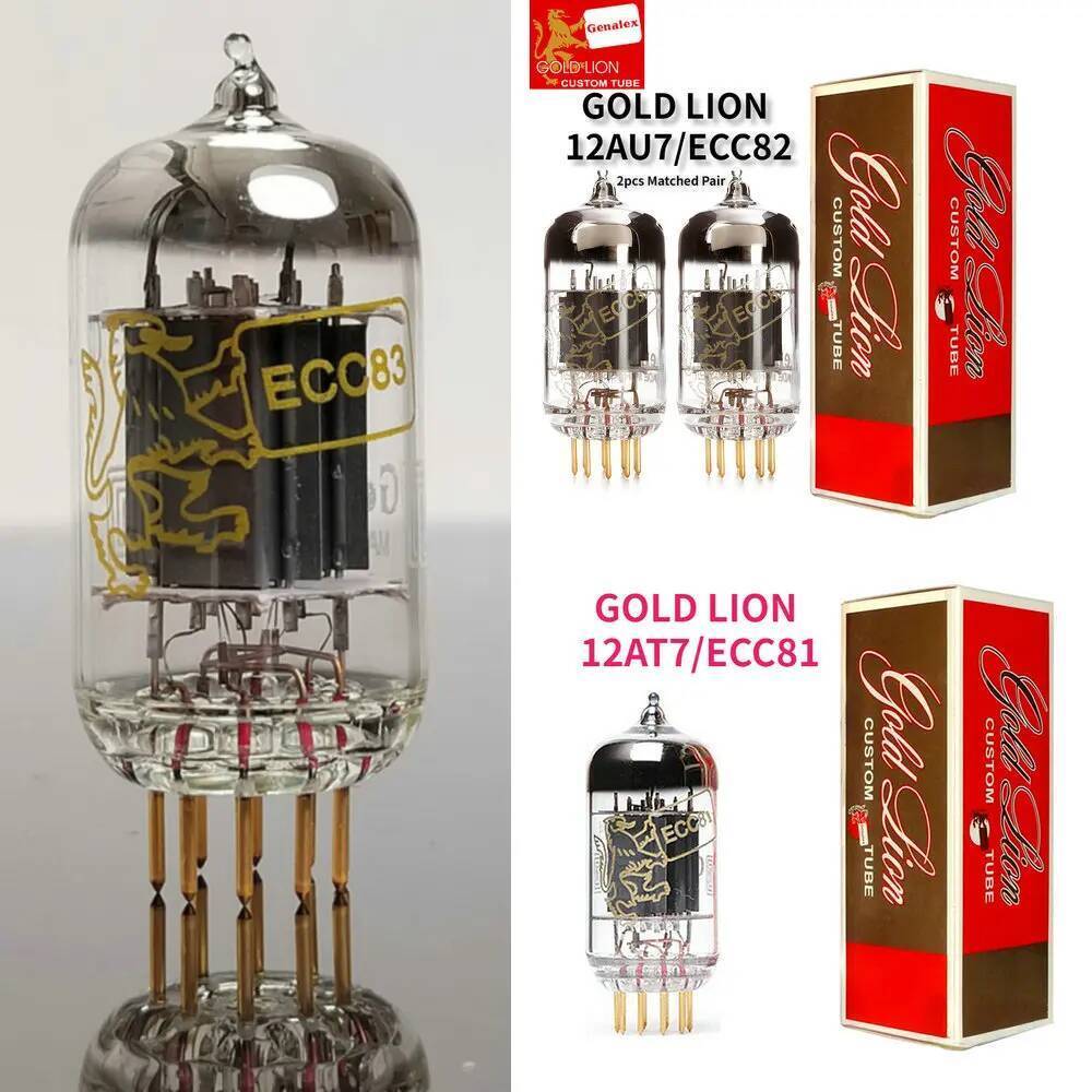 FEIYUE GOLD LION ECC83 12AX7 ECC82 12AU7 ECC81 12AT7 หลอดอิเล็กทรอนิกส์ Precision Matching 12AX7 12A