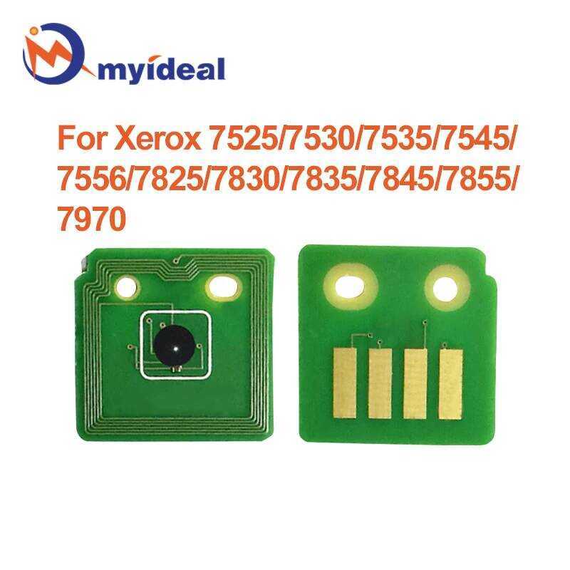 Tonr ชิป สำหรับ Xrox WorkCentre 7855 7525 7530 7535 7545 7556 7825 7830 7835 7970 006R01509 006R0151