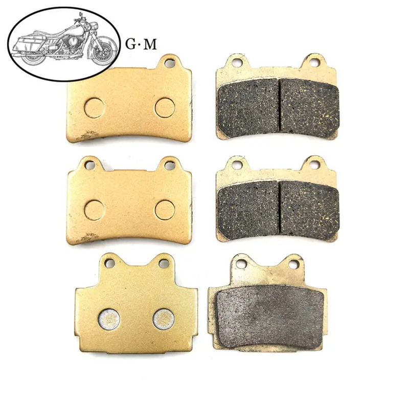 Motorcycle Front / Rear Brake Pads For YAMAHA FZR250 1986-1988 SRX400 SRX-4 1985-1998 FZR400R 1988-