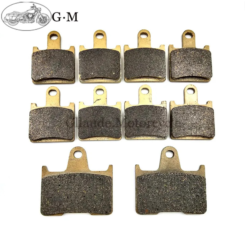 Motorcycle Front / Rear Brake Pads For Kawasaki Ninja ZX14 ZX-14 ZX-14R ZZR1400 ZX1400 ABS 2006-201