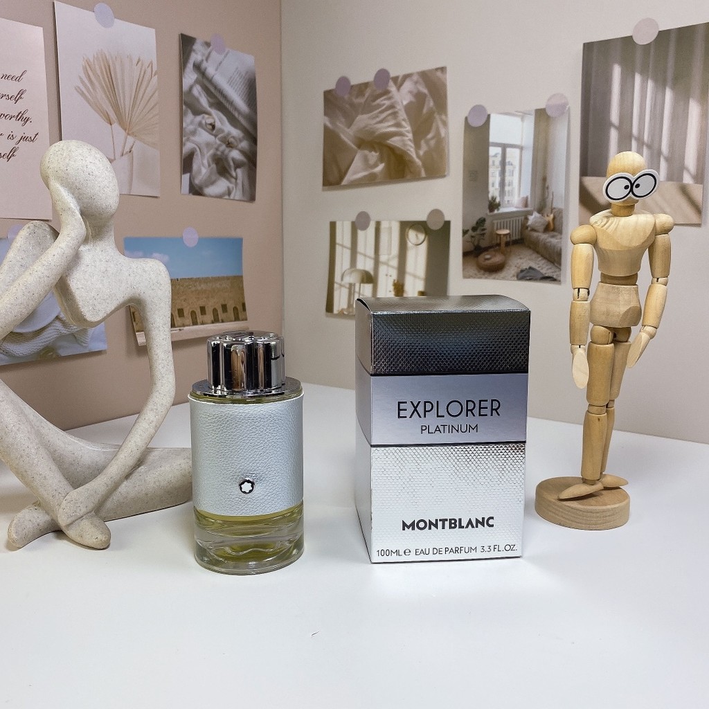 ของขวัญใหม่ 65 Montblanc Explorer Platinum Ice Peak Traveler 100ml Montblanc Explorer Platinum, 2023