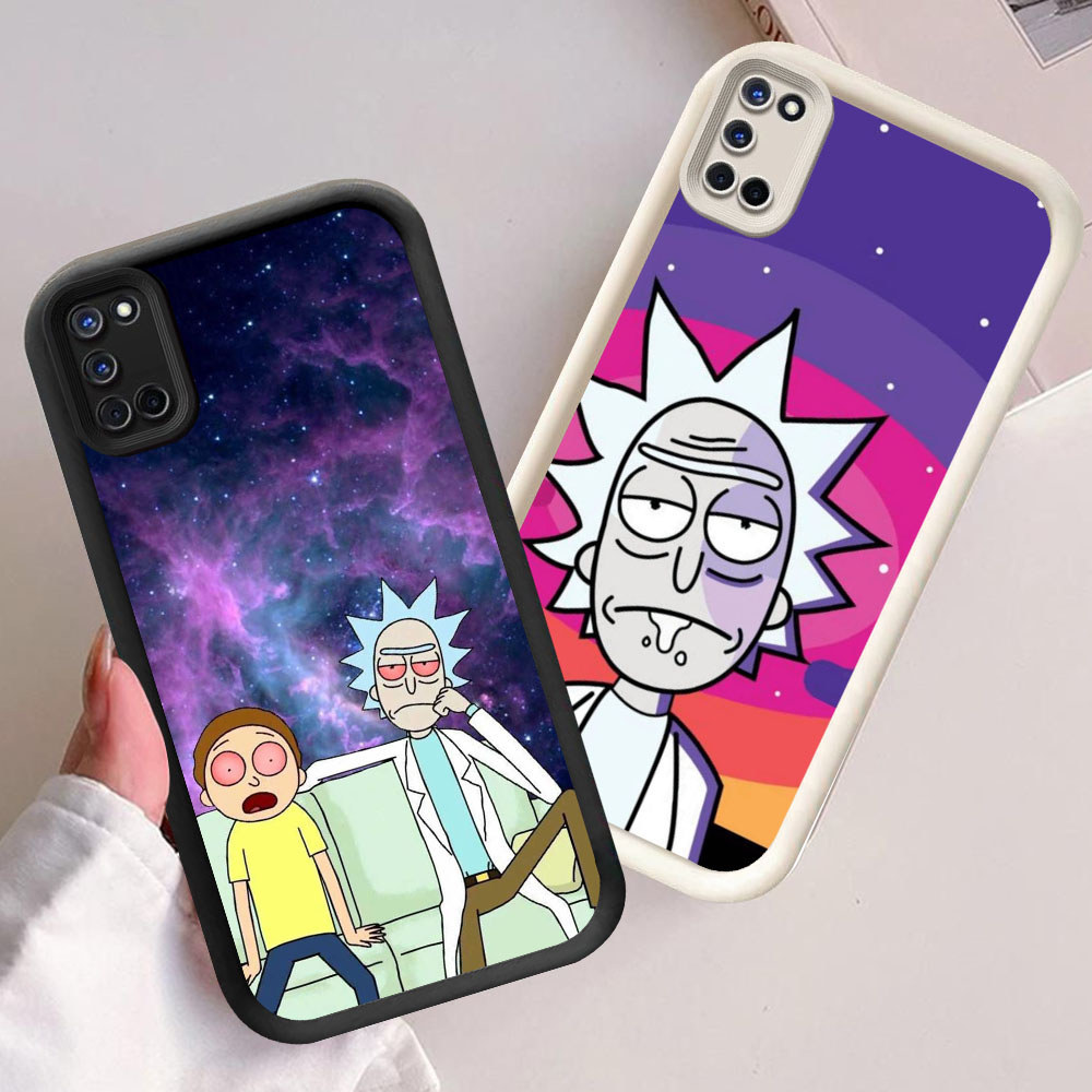 YS-83 Rick และ Morty ปลอกกันกระแทกสําหรับOPPO A92 A94 A55 F19 A74 A52 F19S A95 A72