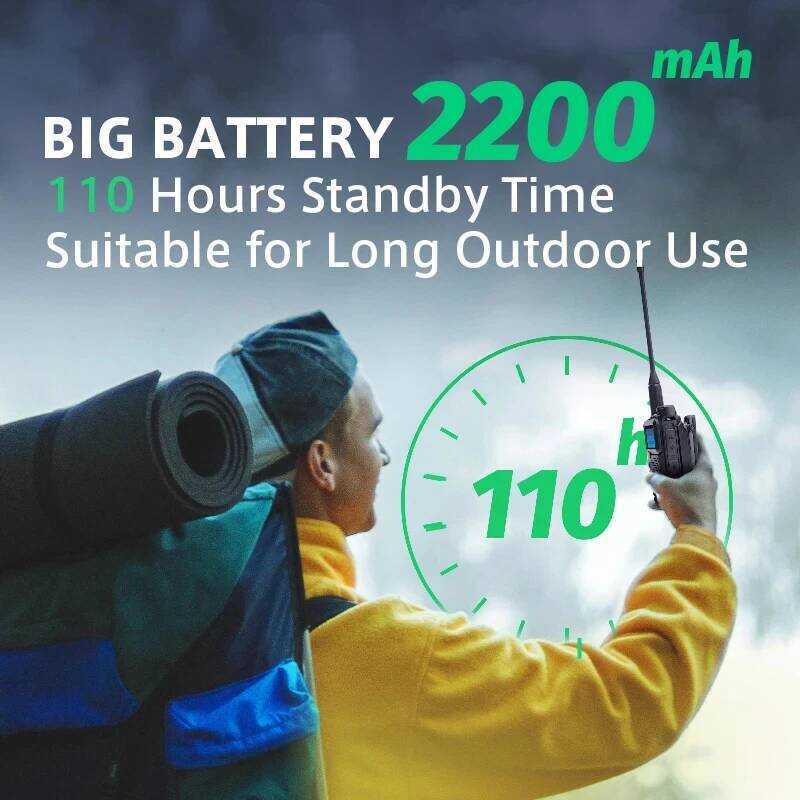 ▥ Uv-5R PLUS  Walkie Talkie Ti-Powe Dual-Band Uhf/Vhf ตํารวจ Band 350-390Mhz Two WAY ว
