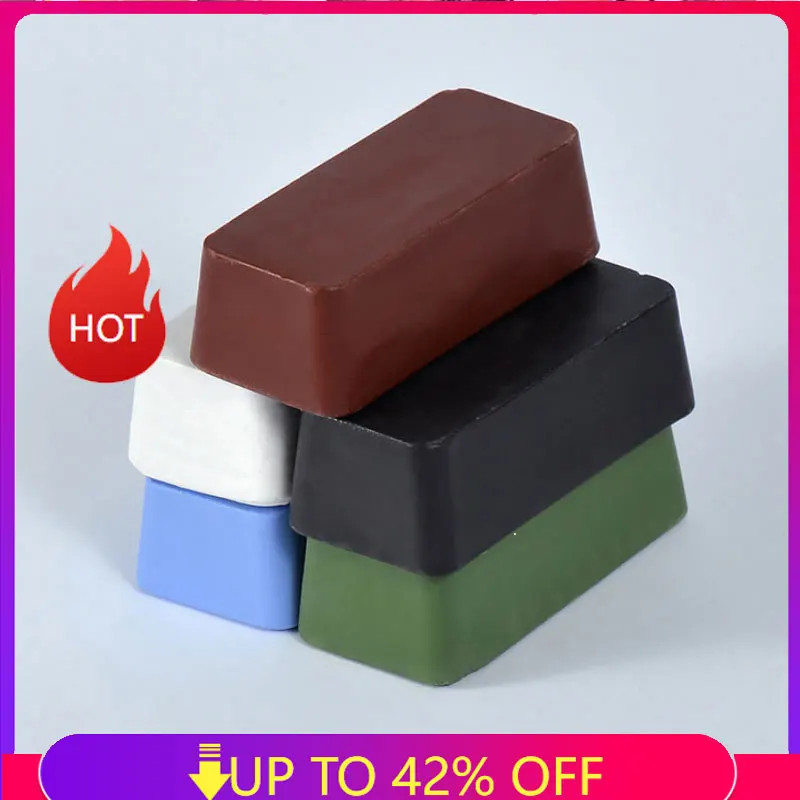 Stainless Steel Metal Polishing Wax Metal Solid Polishing Paste Red Wax Black Wax Blue Wax White Wa