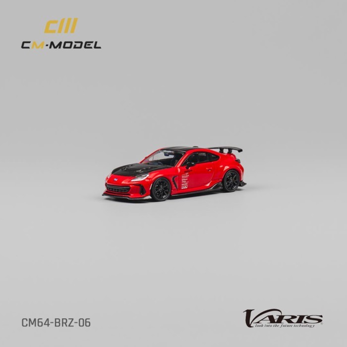 Out of Print Model CM Model 164 Red RV Sports Car Model 2nd Generation BRZ Carbon Cover Varis Modifi