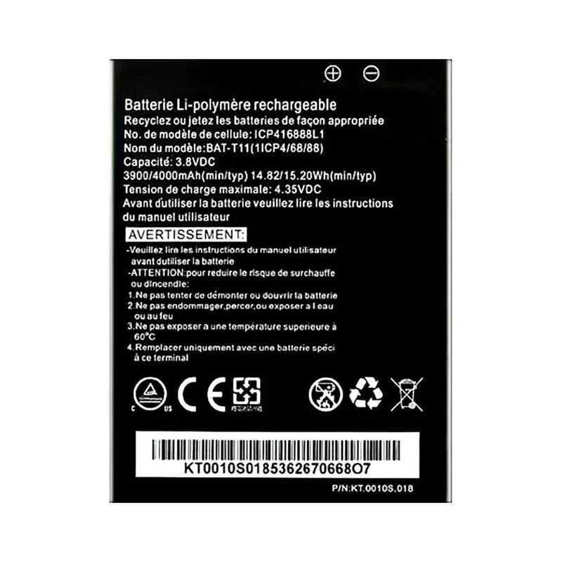 Lightweight Mobile Phone Battery For Acer Liquid Z630 T03 T04 Z630S High-Capacity 4000mAh Bat-T11