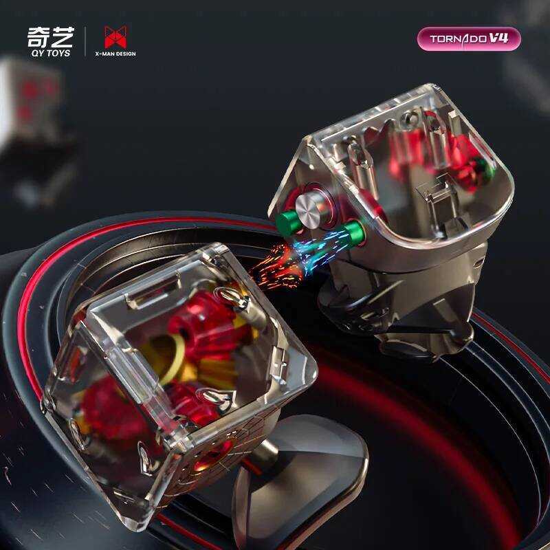 ▥ [Judycube] X-Man V4m Pioneer UV รุ่น Magnetic Magic Speed Cube Qiyi XMD Tornado V4 M Flagship
