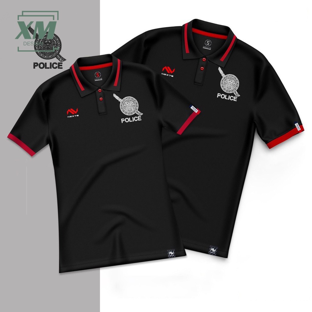 เสื้อโปโลชาย (ปักโลโก้ตำรวจ) เสื้อตำรวจ สวมใส่สบาย มาใหม่ล่าสุด!
