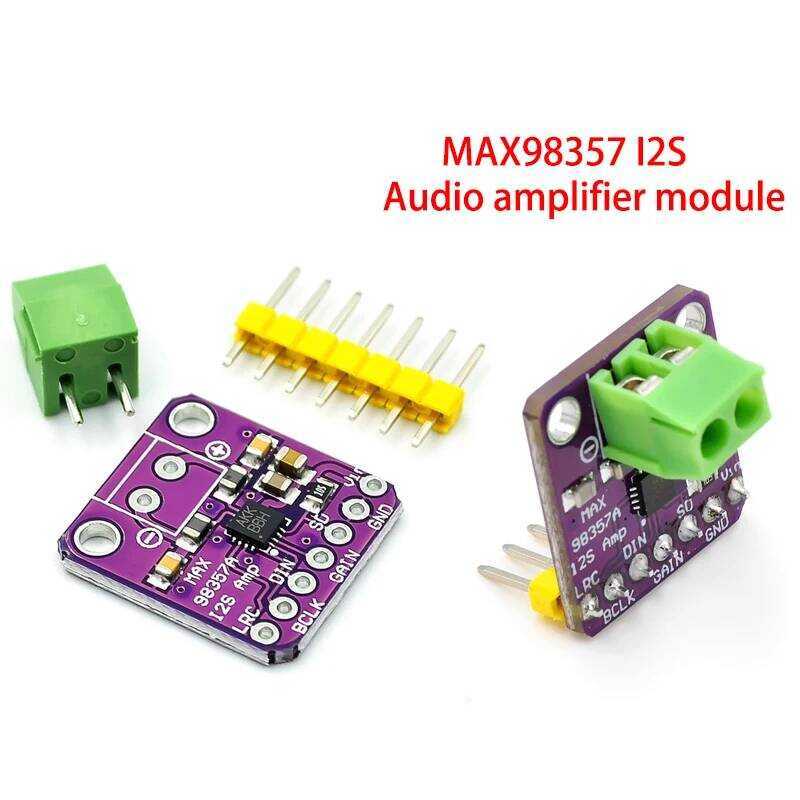 MAX98357 แอมพลิฟายเออร์ MAX98357A 3W คลาส D คุณภาพสูง อินเทอร์เฟซแยกสัญญาณ I2S DAC สำหรับเสียง