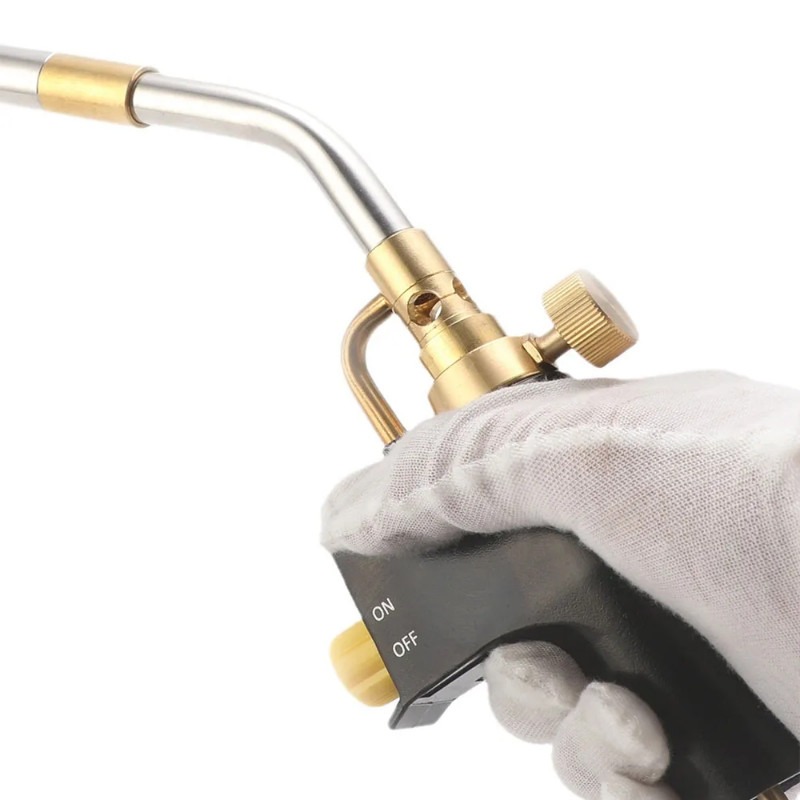 MAPP Propane Gas Welding TorchesPlumbing Blow Torch Soldering TooBrass Flame Gun Brazing Quick Fire