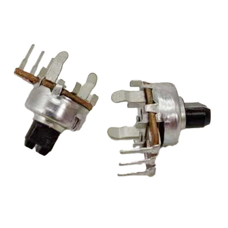 เพลาพลาสติกฟิล์มคาร์บอน Potentiometer B250K B500K B200K B300K Potentiometer ปรับจูนได้ 10 ชิ้นแพ็ค