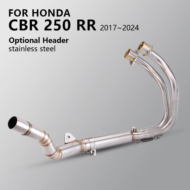 Silp on For Honda CBR250  CBR250R CBR250RR Motorcycle Exhaust System Escape Modified Front Middle T