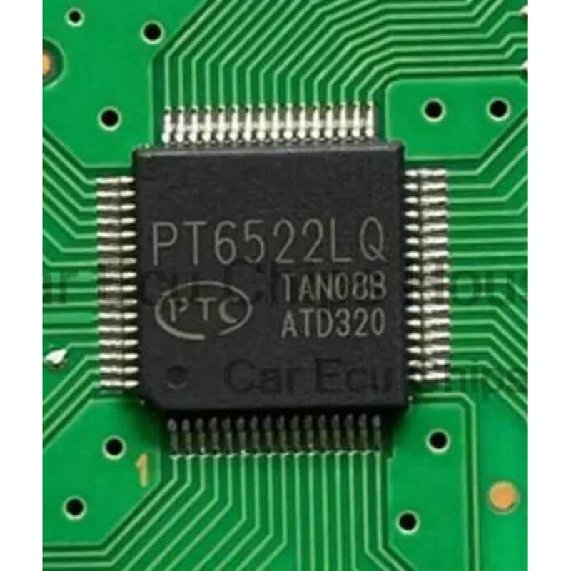 PT6522-Q ใหม่ PT6522LQ LQFP64 ไดรเวอร์จอแสดงผล LCD เครื่องมือหน้าจอสีดำ ชิปพลังงาน โมดูล IC