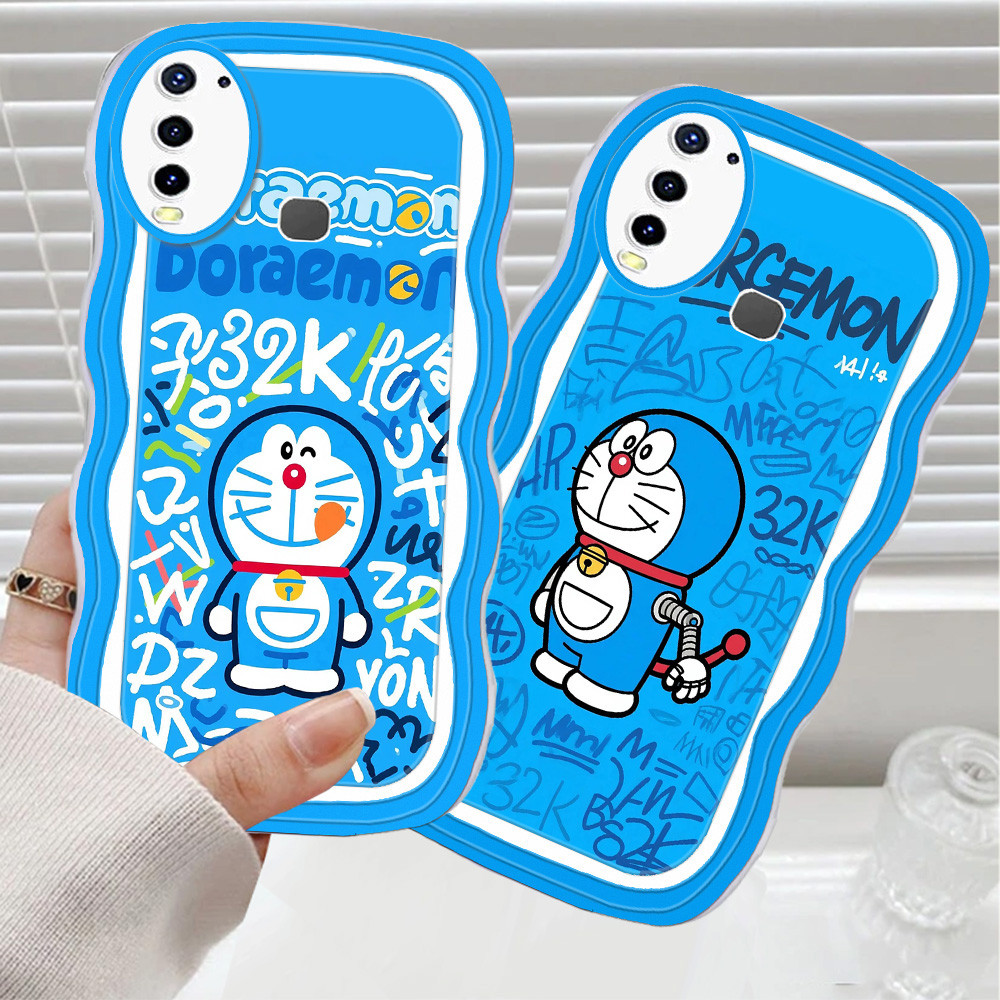 CA19 Doraemon สําหรับ VIVO Y19 2019 Z3 Y15 Y17 Z1 Y12 Pro TPU เคสโทรศัพท์