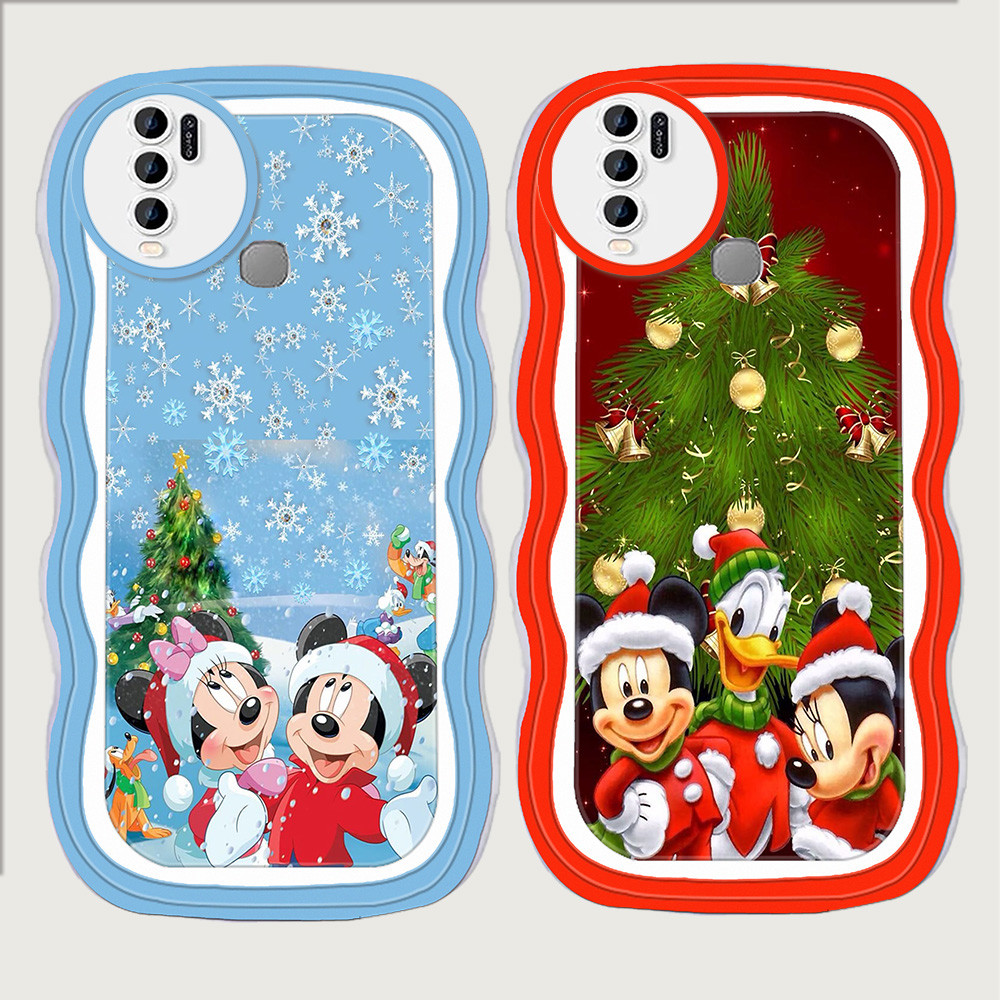 CA8 Mickey Christmas Casing สําหรับ VIVO Y30 Y30i Y50 เคสโทรศัพท์ TPU