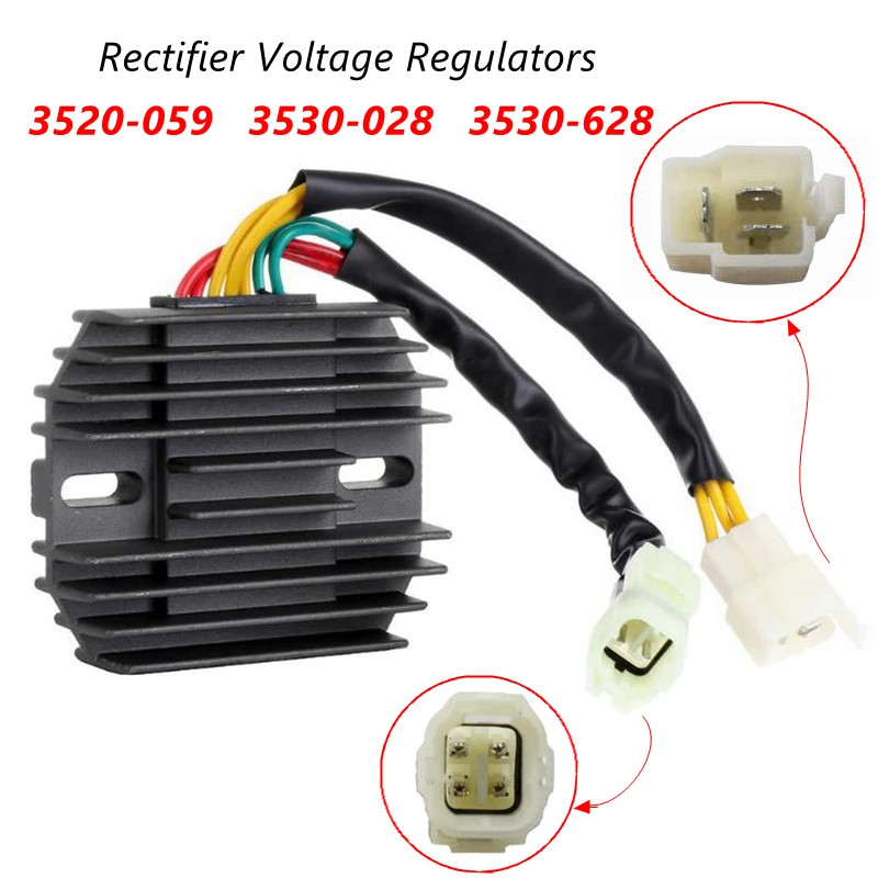 3530-059 Motorcycle Rectifier Voltage Regulators For Arctic Cat 375 400 500 ATV 3530-028 3530-628