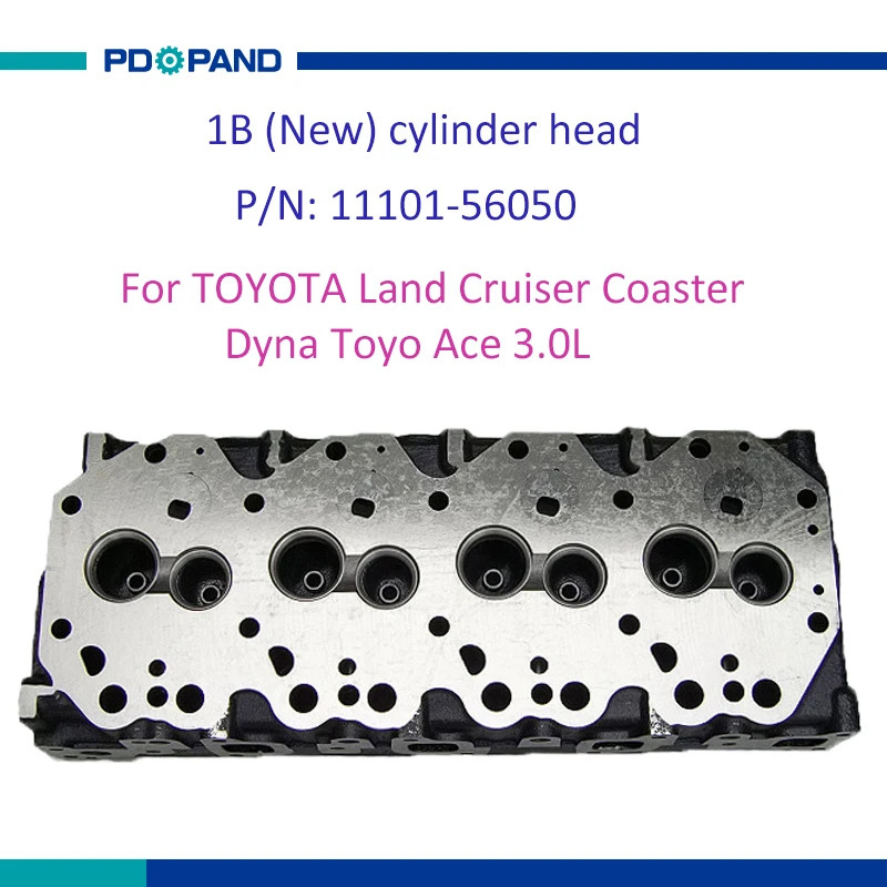 Brand new motor engine cylinder head 8V 11101-56050 1110156050 for Toyota 1B diesel engine 2977cc L