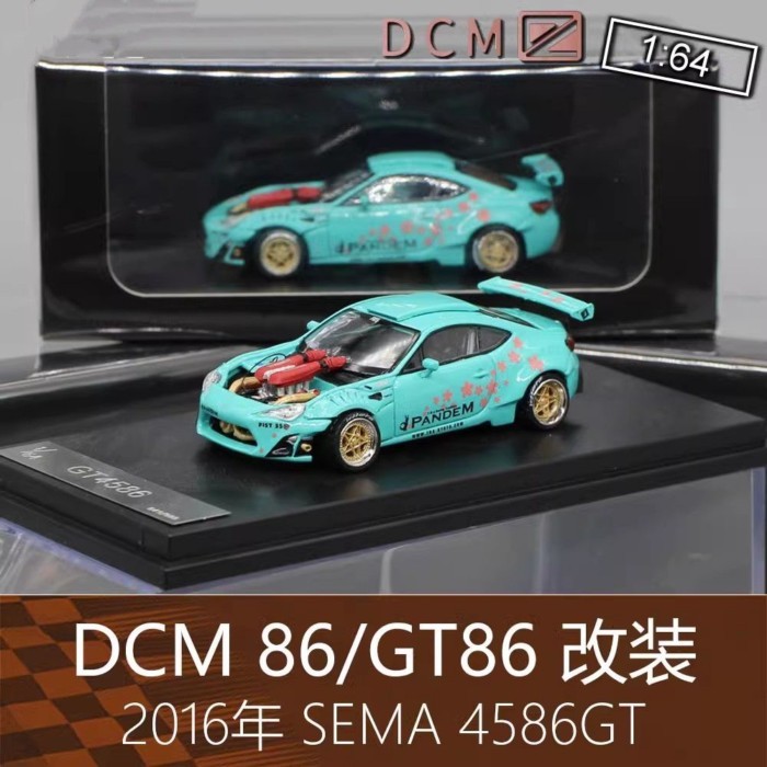 Out of Print Car Model DCM Alloy 1: 64 RV Sports Car Model 86 GT86 Modified 4586GT 458 SENMA เหมาะสํ
