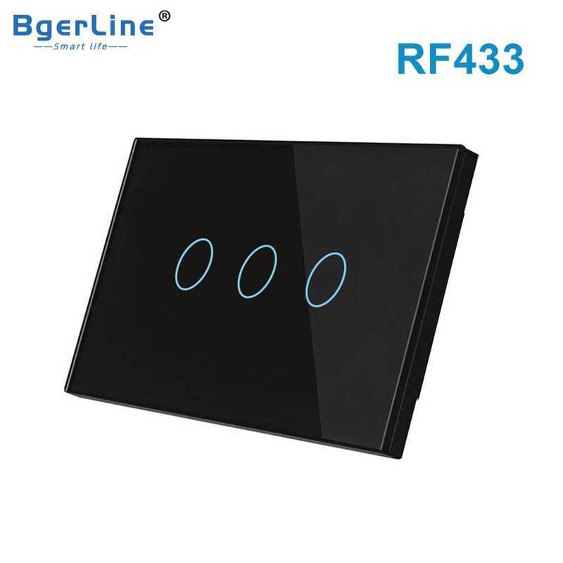 RF โมดูลส่งสัญญาณรีโมทไร้สาย 433MHz สหรัฐอเมริกา รองรับสวิตช์ RF433 ติดผนัง