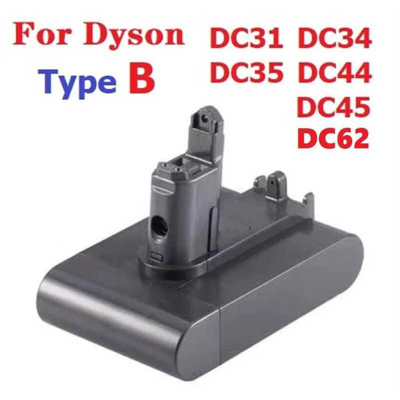 Type-B แบตเตอรี่ลิเธียมแบบชาร์จได้ เหมาะสำหรับเครื่องดูดฝุ่น Dyson รุ่น DC31 DC34 DC35 DC44 DC45 DC7