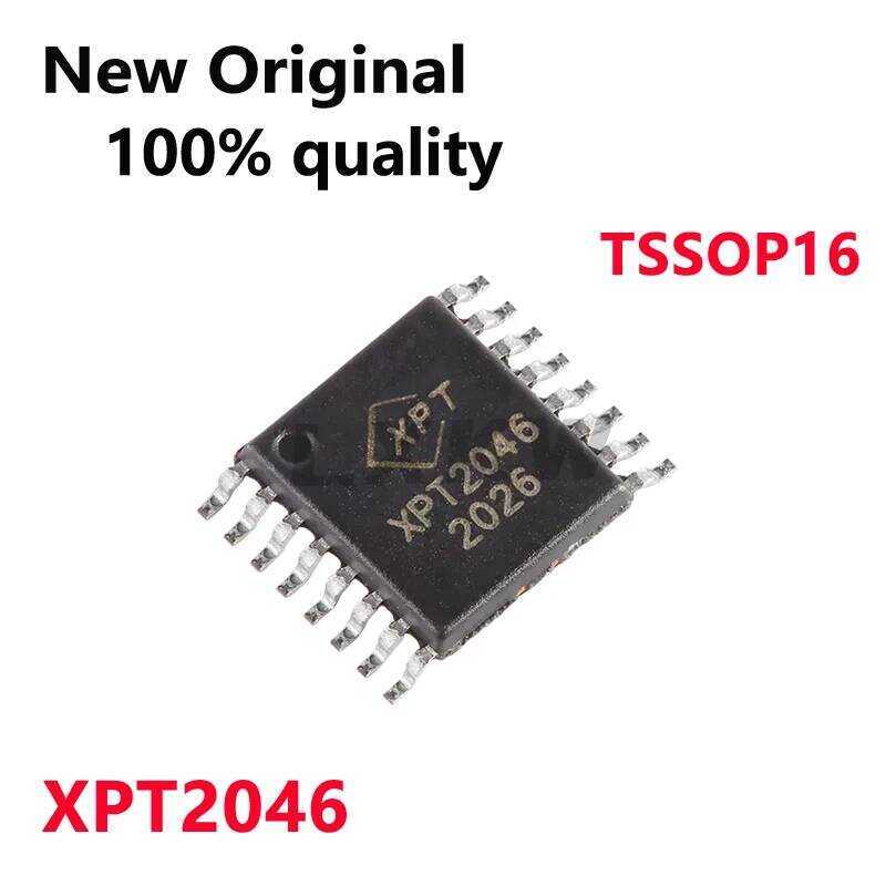 ชิปควบคุมหน้าจอสัมผัส 10/ชิ้น XPT2046 TSSOP16 ของแท้ใหม่ มีในสต็อก
