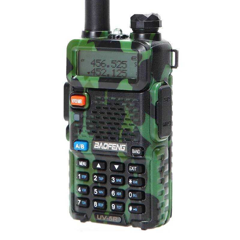 ▥ Uv-5R Walkie Talkie 5W 8W 128Ch Dual Band UHF VHF Long Range Handheld VOX ไฟฉายวิทย
