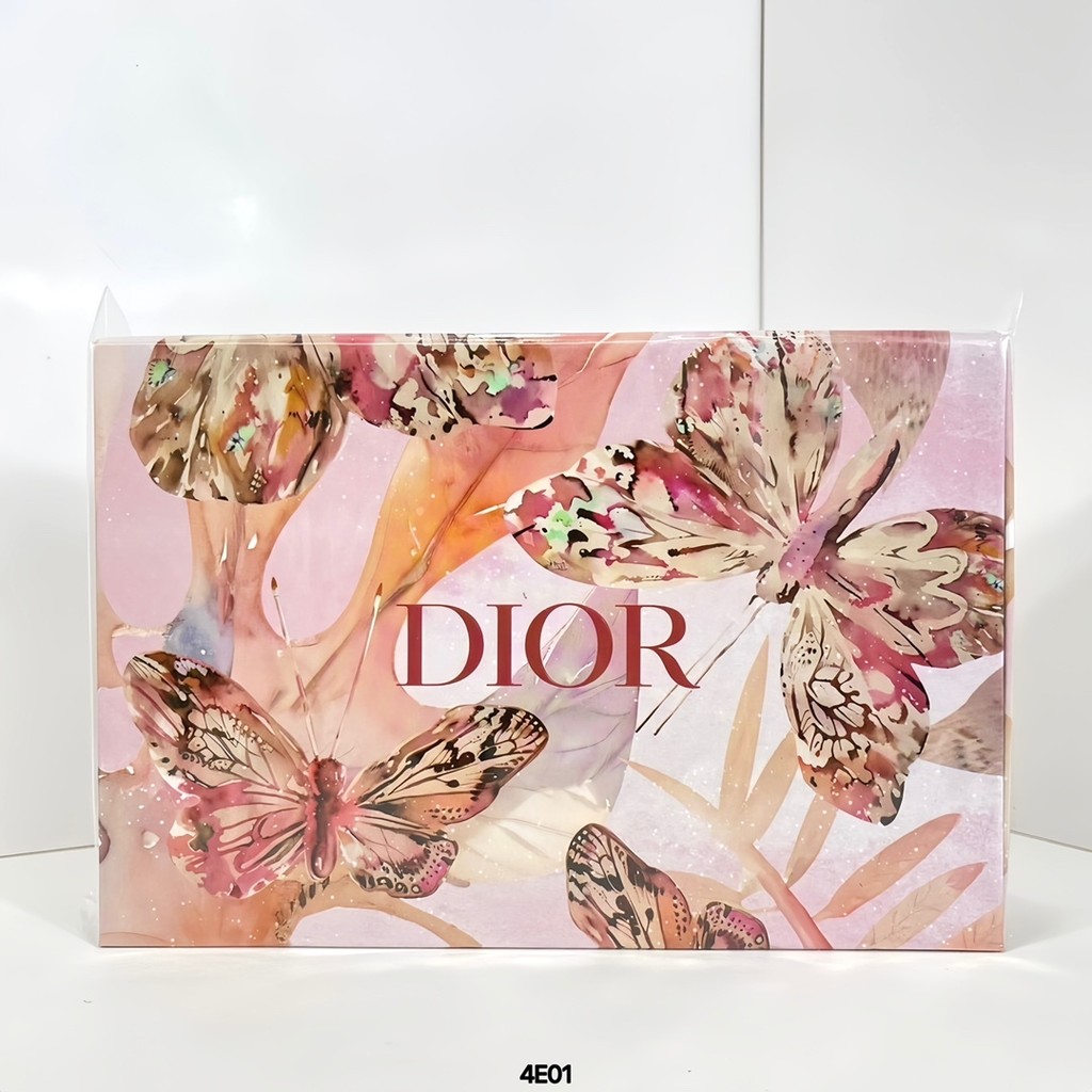 แฟชั่นขายตรง70/ชุดภาพวาดสีน้ํามันผีเสื้อสีฟ้าทองลิปสติกตัวอย่างชุดห้าชิ้น4จ01รหัส!กระเป๋าของขวัญ❗บรร