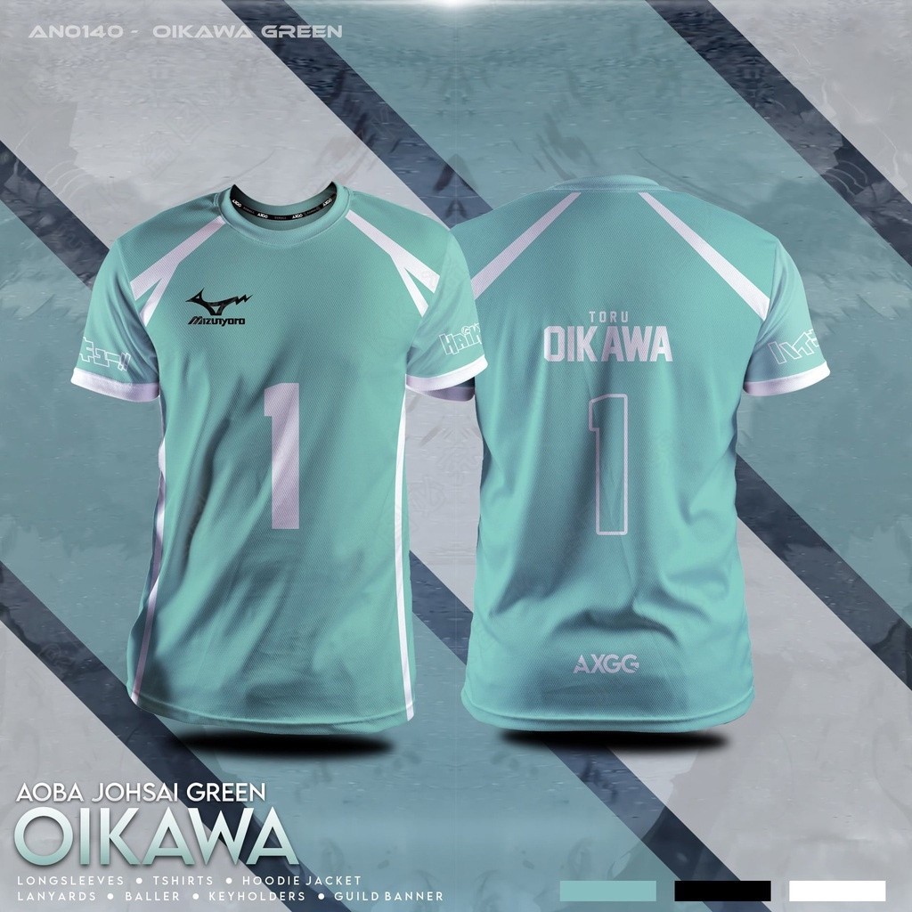 (ปรับแต่งได้) EvoNova Haikyuu Aoba Johsai - เสื้ออนิเมะ Oikawa Jersey ชื่อและหมายเลขที่กําหนดเอง Oik