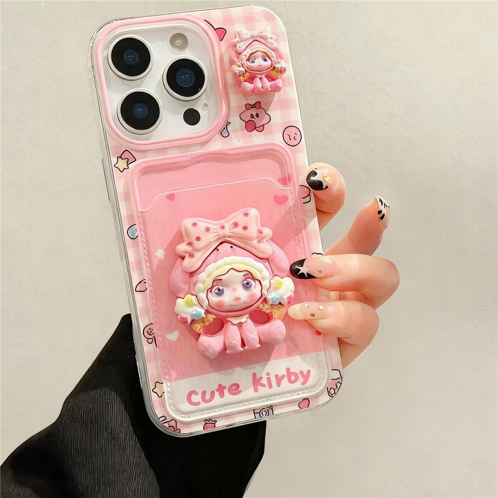 SAMSUNG Sanrio 3Dออกแบบการ์ตูนเคสโทรศัพท์สําหรับSamsung Galaxy S24 S25 S23 S22 S21 Ultra S25 Plus S21 FE TPUนุ่มผู้ถือบัตรป้องกันกรณี – โปรปัง
