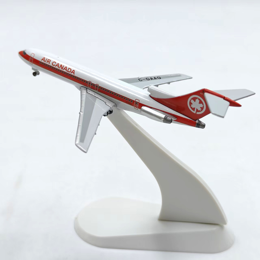 1: 500 Canadian Airlines Boeing 727-200 ผลิตภัณฑ์สําเร็จรูปจําลองเครื่องบินโลหะผสมรุ่น Static Office