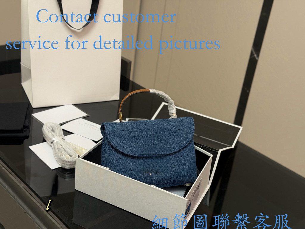 YuYu กระเป๋าถือน่ารัก Cowhide แบบพับได้ อเนกประสงค์ในกล่อง