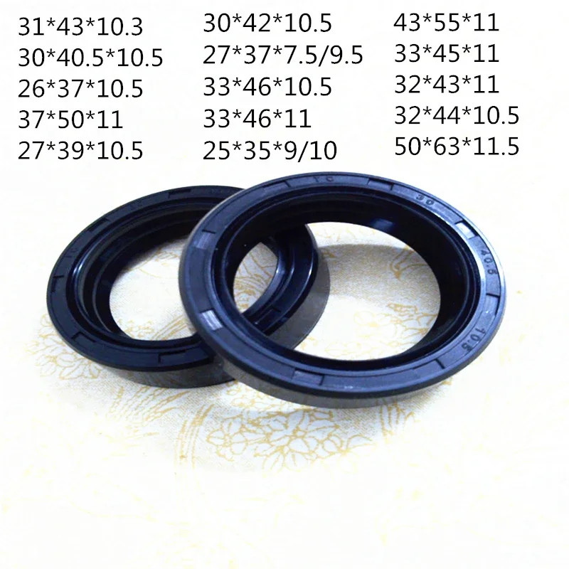 Motorcycle shock absorber front fork oil seal scooter front shock absorber oil seal booster curved